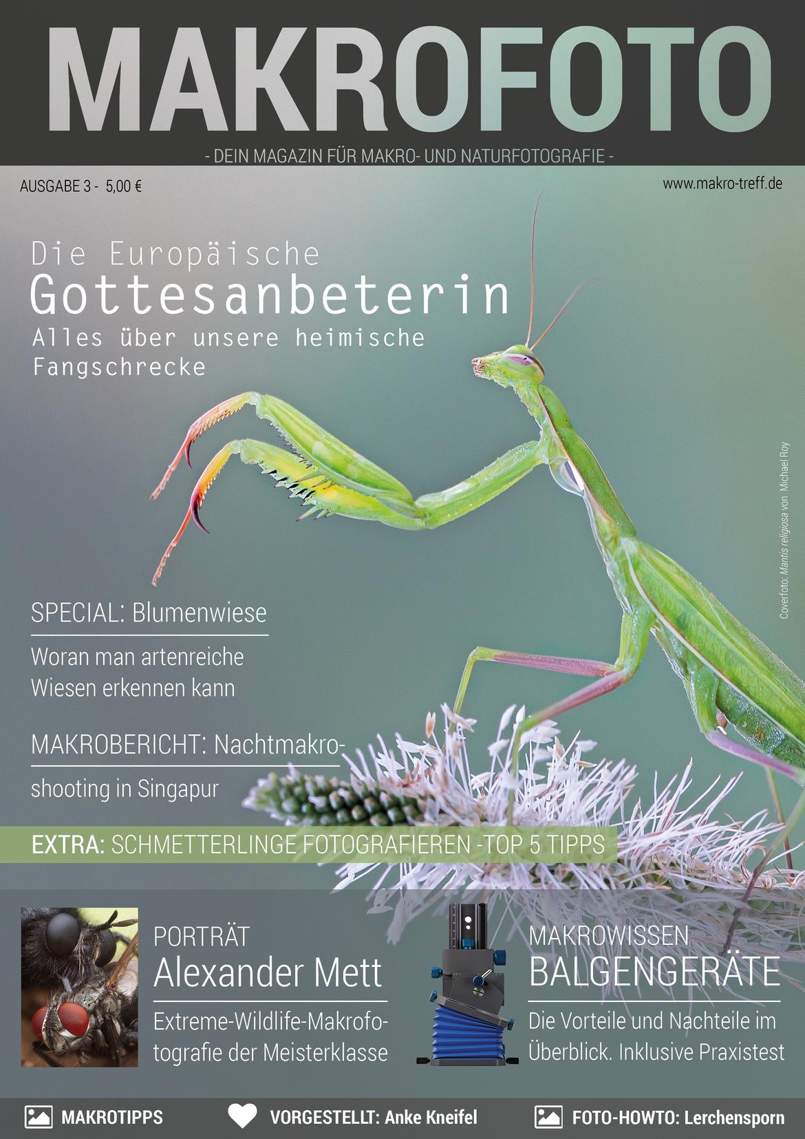 Cover von der Zeitschrift Makrofoto Ausgabe 3