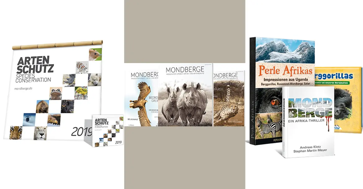 Produkte Mondberge – Kalender, Magazin, Bücher